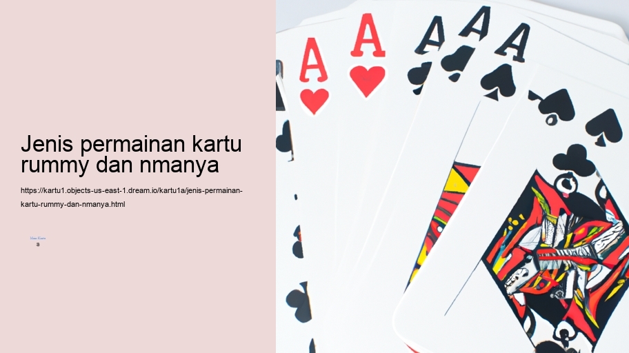 jenis permainan kartu rummy dan nmanya