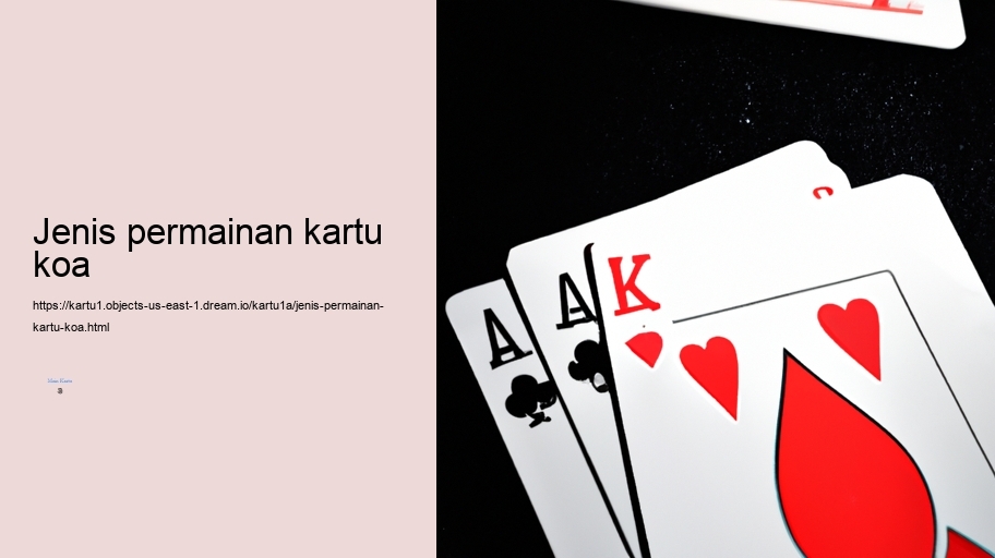 jenis permainan kartu koa