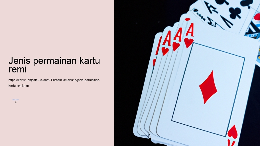jenis permainan kartu remi